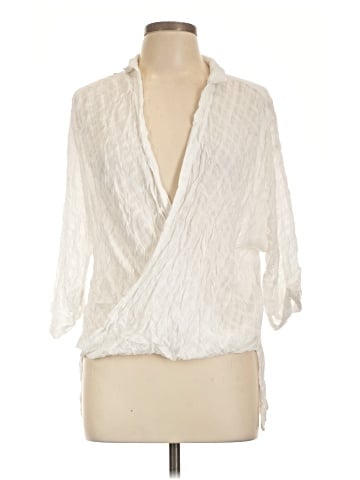 Silence and Noise 3/4 Sleeve Blouse (view 1)