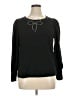 Ann Taylor LOFT 100% Cotton Black Pullover Sweater Size XL - photo 1