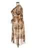 Fashion Bug 100% Polyester Animal Print Brown Cocktail Dress Size 20 - photo 5