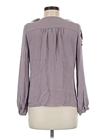 Parker Long Sleeve Silk Top (view 2)