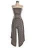 FP BEACH Stripes Gray Jumpsuit Size S - photo 1