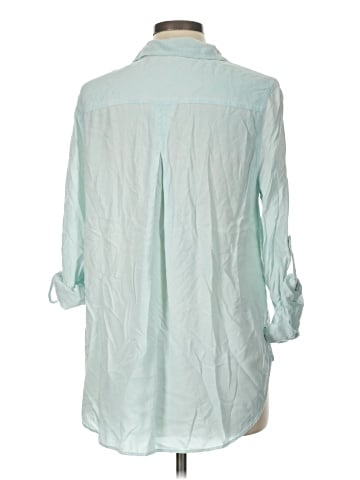 Velvet Heart 3/4 Sleeve Button-Down Shirt (view 2)