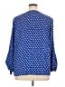 Lilly Pulitzer 100% Polyester Blue 3/4 Sleeve Blouse Size XL - photo 2