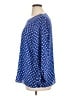 Lilly Pulitzer 100% Polyester Blue 3/4 Sleeve Blouse Size XL - photo 5