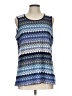 NIPON BOUTIQUE 100% Polyester Blue Sleeveless Top Size L - photo 1