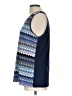 NIPON BOUTIQUE 100% Polyester Blue Sleeveless Top Size L - photo 5