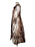 Ivonne 100% Polyester Animal Print Brown Coat Size 6 - photo 5