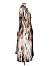 Ivonne 100% Polyester Animal Print Brown Coat Size 6 - photo 4