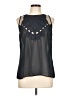 Kenar 100% Polyester Black Sleeveless Blouse Size L - photo 1
