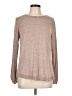 Fortune + Ivy Metallic Tan Pullover Sweater Size L - photo 1
