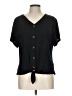 Weatherproof Black Short Sleeve Top Size L - photo 1