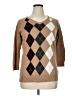 MICHAEL Michael Kors Argyle Brown Pullover Sweater Size XL - photo 1