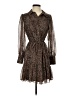 1.State 100% Polyester Animal Print Brown Cocktail Dress Size S - photo 1