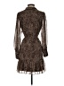 1.State 100% Polyester Animal Print Brown Cocktail Dress Size S - photo 2