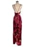 Free People 100% Polyester Paisley Burgundy Jumpsuit Size M - photo 2