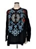 Johnny Was 100% Polyester Black Long Sleeve Blouse Size XL - photo 1