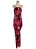 Free People 100% Polyester Paisley Burgundy Jumpsuit Size M - photo 1