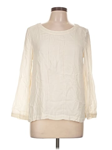 Vineyard Vines Long Sleeve Silk Top (view 1)