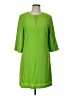 Taylor Solid Green Casual Dress Size 12 - photo 1