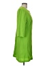 Taylor Solid Green Casual Dress Size 12 - photo 4