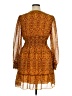 Max Studio 100% Polyester Paisley Orange Cocktail Dress Size XL - photo 2