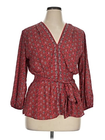 Max Studio 3/4 Sleeve Blouse (view 1)