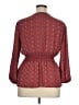 Max Studio 100% Polyester Red 3/4 Sleeve Blouse Size XL - photo 2