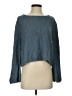 Roxy 100% Cotton Teal Pullover Sweater Size S - photo 1