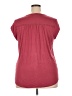 Daniel Rainn Burgundy Short Sleeve Blouse Size XXL - photo 2
