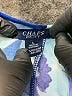 Chaps Print Blue Cocktail Dress Size L - photo 4