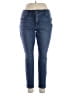 d.jeans Solid Blue Jeans Size 16 - photo 1