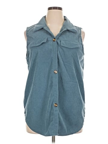Unbranded Denim Vest (view 1)