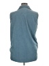 Unbranded 100% Polyester Teal Denim Vest Size XL - photo 2