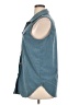 Unbranded 100% Polyester Teal Denim Vest Size XL - photo 5