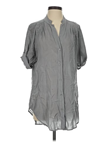 Maeve 3/4 Sleeve Silk Top (view 1)