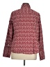 Talbots Print Burgundy Long Sleeve Button-Down Shirt Size 16 - photo 2