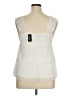 Express 100% Polyester Ivory Sleeveless Blouse Size XL - photo 2