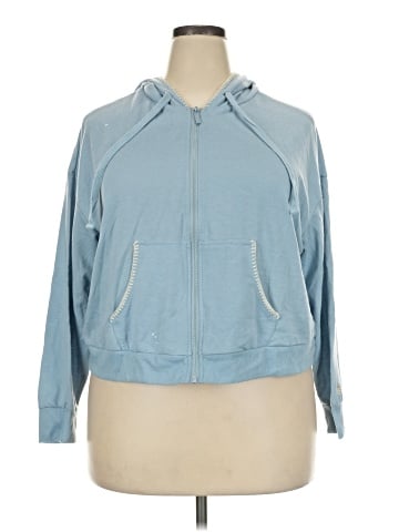 Kensie Zip Up Hoodie (view 1)