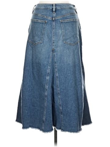 Lands' End Denim Skirt (view 2)