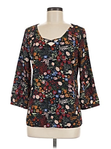 Skies Are Blue 3/4 Sleeve Blouse (view 1)