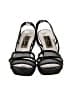 Cole Haan Stripes Black Sandals Size 9 1/2 (narrow) - photo 2