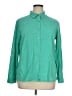 Appleseeds 100% Cotton Solid Green Long Sleeve Button-Down Shirt Size XL - photo 1
