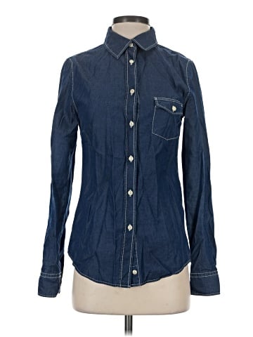 What Goes Around Comes Around Long Sleeve Button-Down Shirt (view 1)