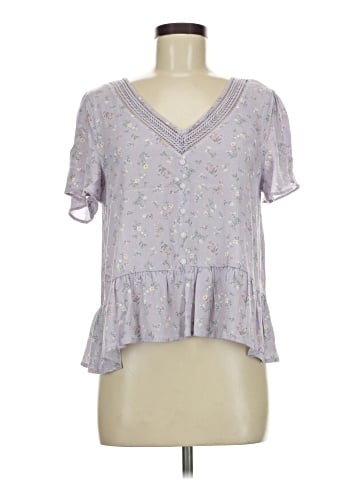 Hippie Rose Short Sleeve Blouse (view 1)