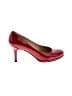 Stuart Weitzman 100% Leather Solid Red Heels Size 7 - photo 1
