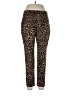 MICHAEL Michael Kors Animal Print Brown Casual Pants Size L - photo 1