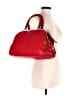 J.Crew 100% Leather Solid Red Satchel One size - photo 2