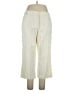 Basic Editions 100% Cotton Stripes Yellow Casual Pants Size 14 - photo 1
