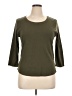 Ruby Rd. Green 3/4 Sleeve T-Shirt Size XL - photo 1