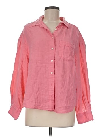 Gap Long Sleeve Button-Down Shirt (view 1)